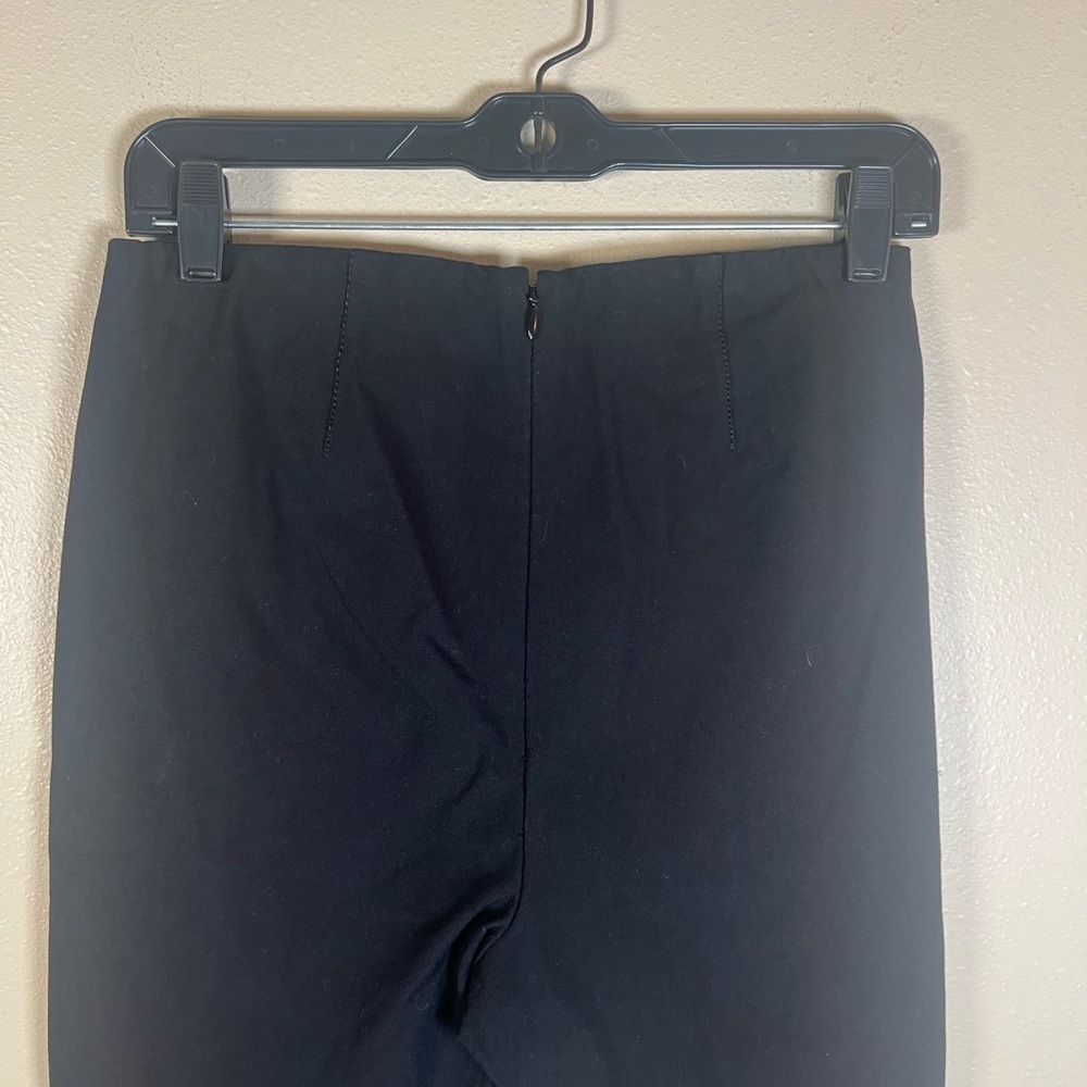 Derek Lam 10 Crosby Black High Rise Tapered Leg Dress Pants Womens Size 8 - Picture 9 of 11